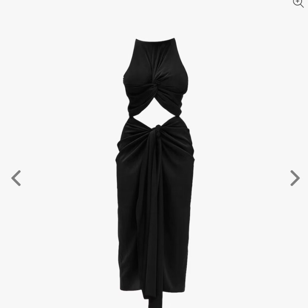 Andrea Iyamah reni satin midi-dress